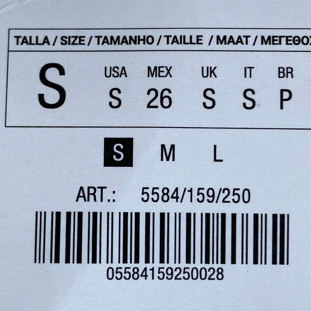 Zara White Bodycon Mini Dress with Black Pattern - Picture 8 of 11